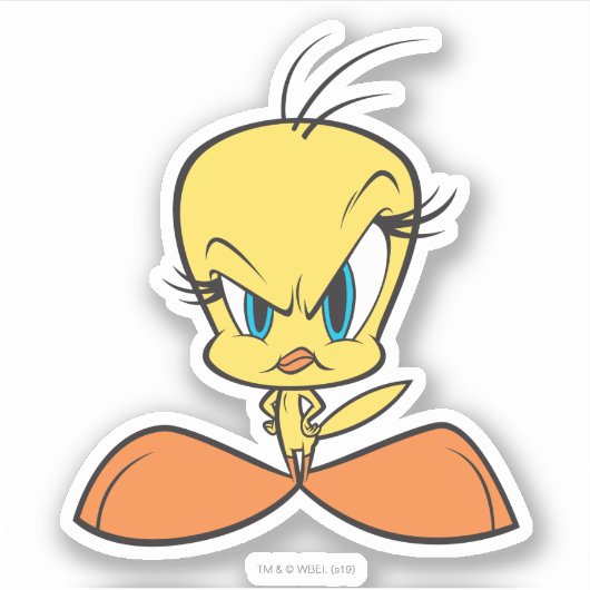 Angry TWEETY™ Sticker (Voorkant)