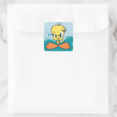 Angry TWEETY™ Vierkante Sticker (Tas)