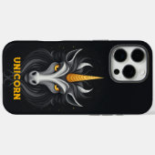 Angry Unicorn Black Case-Mate iPhone Case (Achterkant (horizontaal))