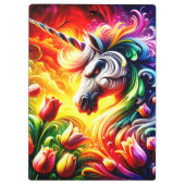 Angry Unicorn Klembord (Achterkant)