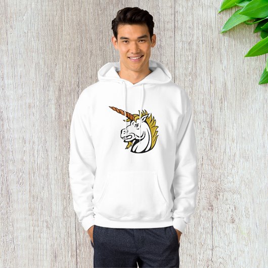 Angry Unicorn Mannen Hoodie