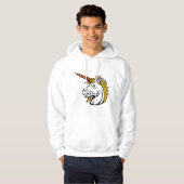 Angry Unicorn Mannen Hoodie (Voorkant volledig)