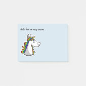 Angry Unicorn Post-it Notes (Voorkant)