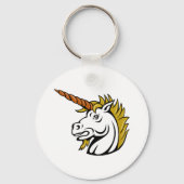 Angry Unicorn Sleutelhanger (Achterkant)