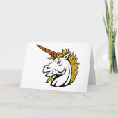 Angry Unicorn Wenskaarten Kaart (Voorkant)