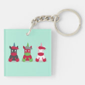 Angry Unicorns Sleutelhanger (Achterkant)
