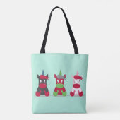 Angry Unicorns Tote Bag (Achterkant)