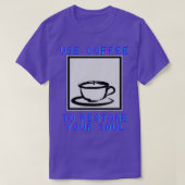 Angry Video Game Nerd AVGN Gebruik koffie om y te T-shirt (Design voorkant)