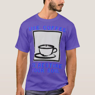 Angry Video Game Nerd AVGN Gebruik koffie om y te  T-shirt
