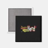 Angry Video Game Nerd Logo Premium Magneet (Voorkant / Achterkant)