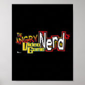 Angry Video Game Nerd Logo Premium Poster (Voorkant)