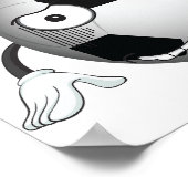 Angry Voetbal Poster (Hoek)