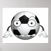 Angry Voetbal Poster (Voorkant)