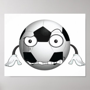 Angry Voetbal Poster