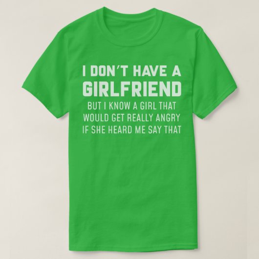 Angry Vriendin T-shirt (Design voorkant)