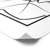 Angry Vrouwen zullen zelf de wereldkleur verandere Poster (Hoek)