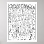 Angry Vrouwen zullen zelf de wereldkleur verandere Poster (Voorkant)