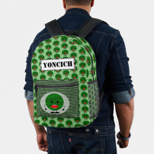 Angry Watermelon door Kenneth Yoncich Bedrukte Rugzak