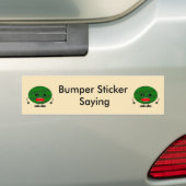 Angry Watermelon door Kenneth Yoncich Bumpersticker (Op auto)