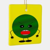 Angry Watermelon door Kenneth Yoncich Keramisch Ornament (Rechts)