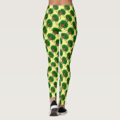 Angry Watermelon door Kenneth Yoncich Leggings (Achterkant)