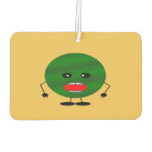 Angry Watermelon door Kenneth Yoncich Luchtverfrisser (Achterkant)