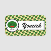 Angry Watermelon door Kenneth Yoncich Naamplaatje (Voorkant)