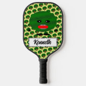 Angry Watermelon door Kenneth Yoncich Pickleball Paddle (Voorkant)