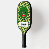 Angry Watermelon door Kenneth Yoncich Pickleball Paddle (Links)