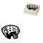 Angry Wildcat Rubberstempel (Gestempeld)