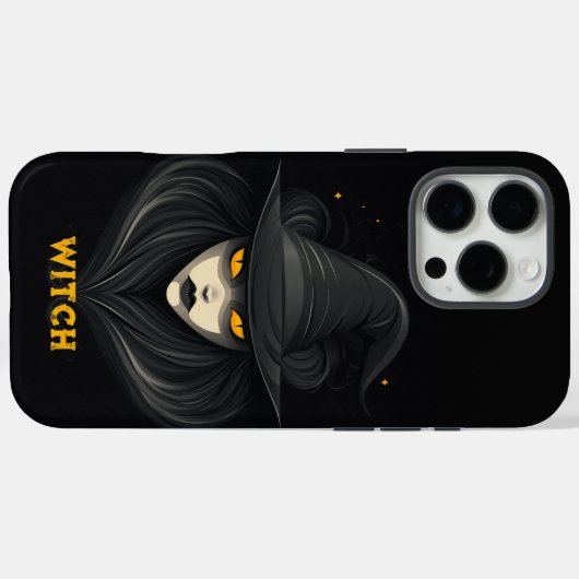 Angry Witch Black Case-Mate iPhone Case (Achterkant (horizontaal))