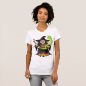 Angry Witch Halloween T-shirt (Voorkant volledig)