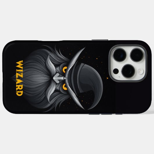 Angry Wizard Black Case-Mate iPhone Case (Achterkant (horizontaal))