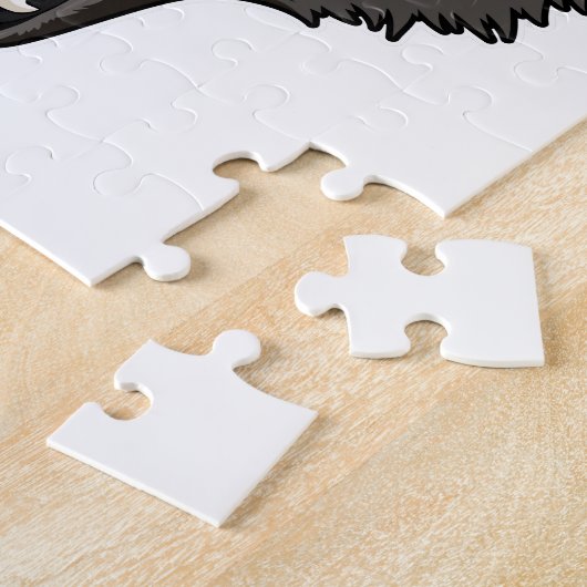 Angry Wolf Legpuzzel (Zijkant)