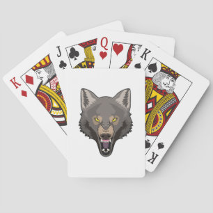 Angry Wolf Pokerkaarten