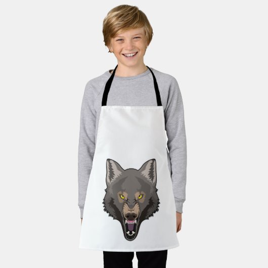Angry Wolf Schort (Gedragen)