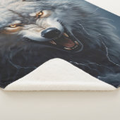 Angry Wolf Sherpa Deken (3/4)