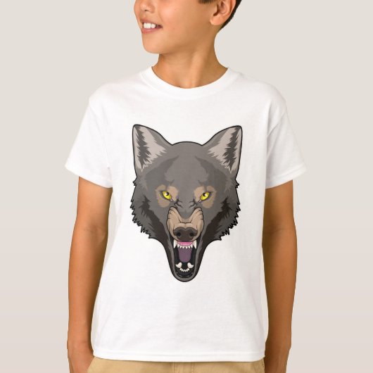Angry Wolf T-shirt (Voorkant)