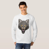 Angry Wolf T-shirt (Voorkant volledig)