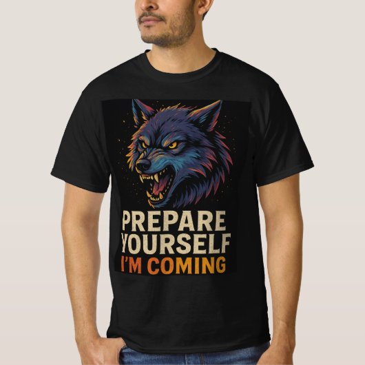Angry Wolf T-shirt (Voorkant)