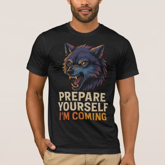 Angry Wolf T-shirt (Voorkant)