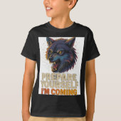 Angry Wolf T-shirt (Voorkant)