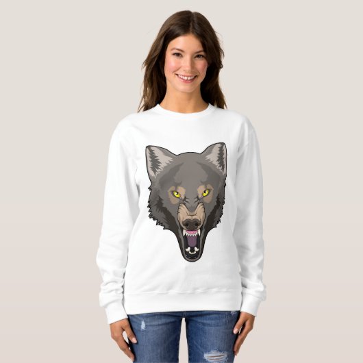 Angry Wolf Trui (Voorkant volledig)