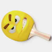 Angry Yellow Emoji Tafeltennisbatje (Zijkant)
