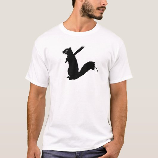 Angry Zombie Squirrel Collectie T-shirt (Voorkant)