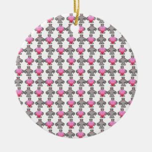 AngryBot LoveBot Ornament