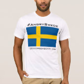 #AngrySwede T-shirt (Licht) (Voorkant)