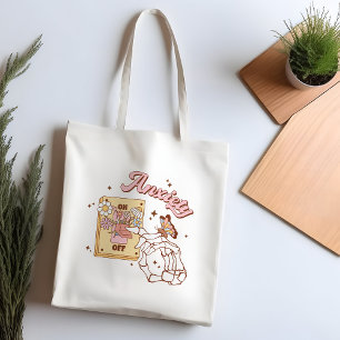 Angst aan-uit-schakelaar Canvas tas