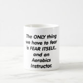 angst-aerobe instructeur koffiemok (Center)