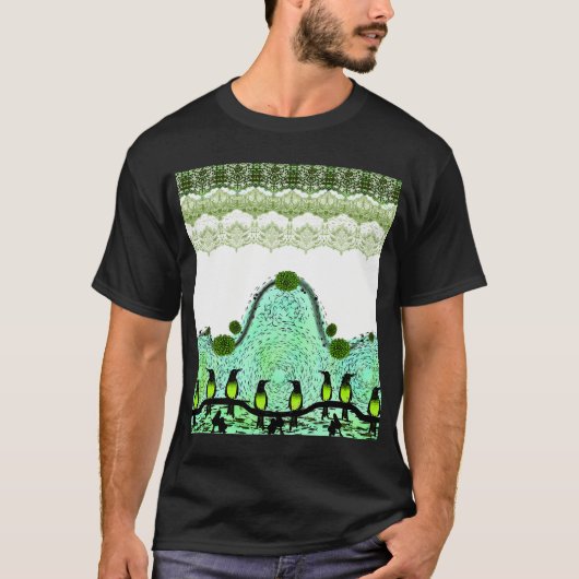 angst(alternatief) groen t-shirt (Voorkant)